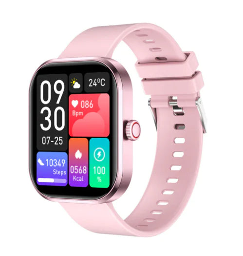 Smartwatch with Bluetooth for Heart Rate and Blood Pressure